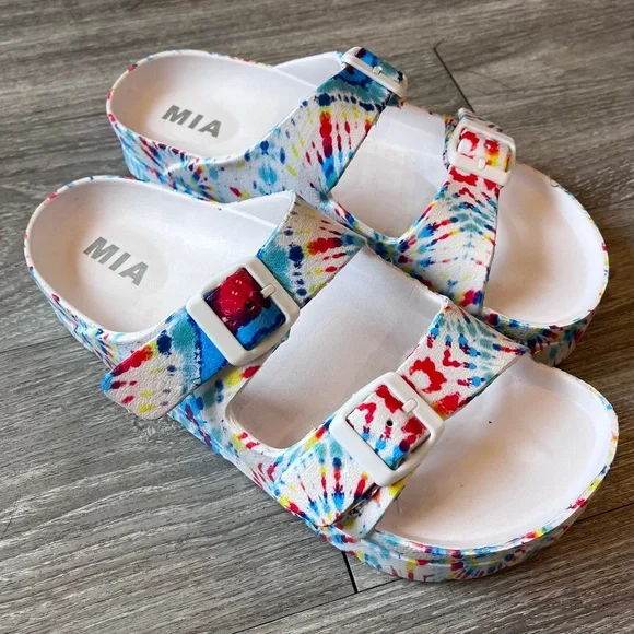 Mia tie dye discount sandals